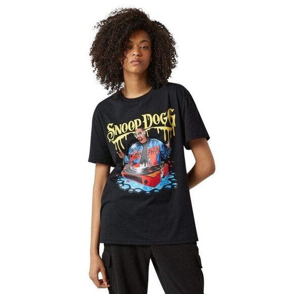 Dogg Supply by Snoop Dogg T-Shirt Men's Black Logo Drip Graphic Crew Neck Sz 2XL - Picture 2 of 4